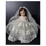 Madame Alexander Bride doll (some staining...