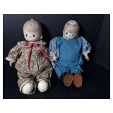 Porcelain handmade Precious Moments dolls 15"