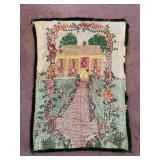 Vtg needlework 24" x 17"