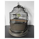 Vtg bird cage