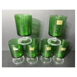 Luminarc cavalier green glasses