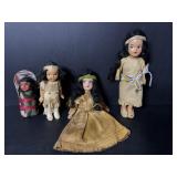 Vtg Indian souvenir doll & purse 1940