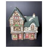 Porcelain Christmas building - Florist