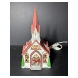 Porcelain Christmas building - church