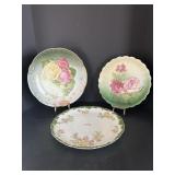 Vtg Lg serving platters