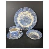 Vtg English Village place  setting Salem China..