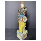 1972 Elechon Elephant decanter or Vieto wine...