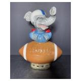 Vtg Jim Beam 1972 Elephant & football decanter..