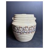 Redwing Pottery Barrel Cookie Jar 8"H