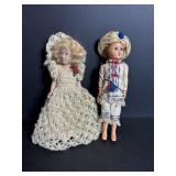 Vintage Dolls Plastic one in Panamanian Clothing