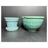 McCoy Planter & 8" Dia Bowl