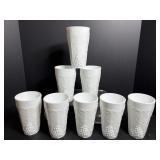 Indiana Glass Colony Harvest Milk Glass Tumblers6"