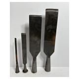 Vintage Chisels missing handles