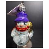 Christopher Radko Signed Snowman
