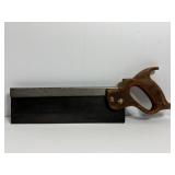 Vintage Bridge Tool Hand Saw 10" Blade