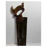 Vintage Henry Disston Hand Saw 12" Blade