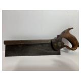 Vintage Henry Disston Hand Saw 10" Blade