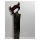 Vintage Henry Disston Hand Saw 12" Blade