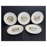 Currier & Ives 6" Plates