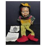 Vintage 14" Small Fry Puppet 1940s
