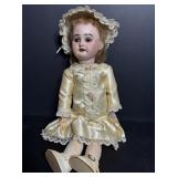 Vintage 14"H Bisque doll