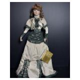 Vintage Franklin Heirloom Doll 21"H