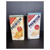 Vintage Nabisco Premium Saltine Tins