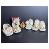 Vintage Mismatched Moccasins