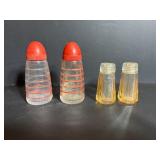 Vintage Glass Salt & Pepper Sets