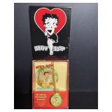 Vintage Betty Boop Musical Pendant Watch