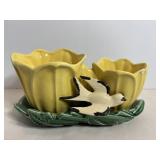 Vintage McCoy Double Tulip Planer with Swallow