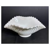Westmoreland Hobnail Diamond Point Oval Bowl 11.5"