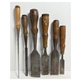 6 Vintage Chisels