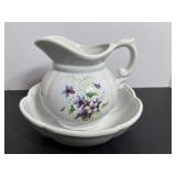 Vintage McCoy 7528 Pitcher & Bowl Set