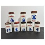 8 Vintage Spice Jars