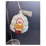 Christopher Radko Signed & Dated Eskimo & Igloo