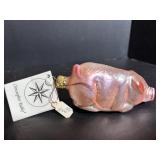 Christopher Radko Signed Pig