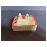 Japanese Ceramic Ashtray & Cigarette Holder