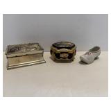Japanese Chokin Music Box, Trinket Box broke hinge