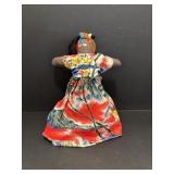 Handmade Jamacan Ethnic Cloth Rug Doll