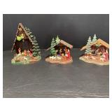 Vintage Shiny Brite Nativity Scenes  Hong Kong