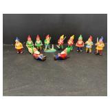 Vintage Elf Cupcake Toppers 2."H