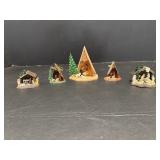 Vintage Shiny Brite Nativity Scenes  Hong Kong