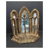 Gothic Cathedral Mirror 12"x6"x12.5"H