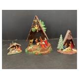 Vintage Shiny Brite Nativity Scenes  Hong Kong