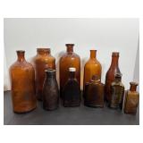 Vintage Clorox, Spohns Distemper Comp Bottles