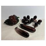 Vintage Hand Blown Glass Fruit