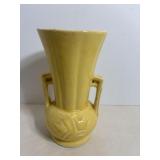 Vintage McCoy Yellow Glazed Vase with Handles
