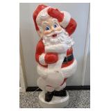 Santa Blow Mold 44"H missing glasses