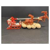 Sleigh & Reindeer 6.5"x1"x2.25"H